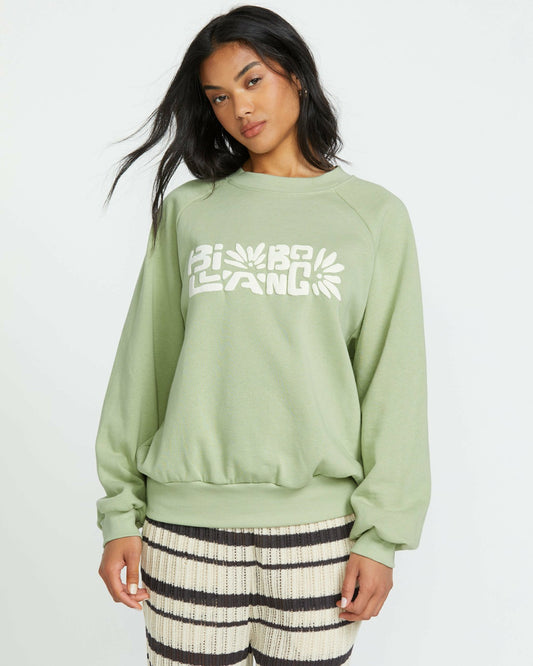 Billabong The Waves Crew Sweatshirt - Pistachio