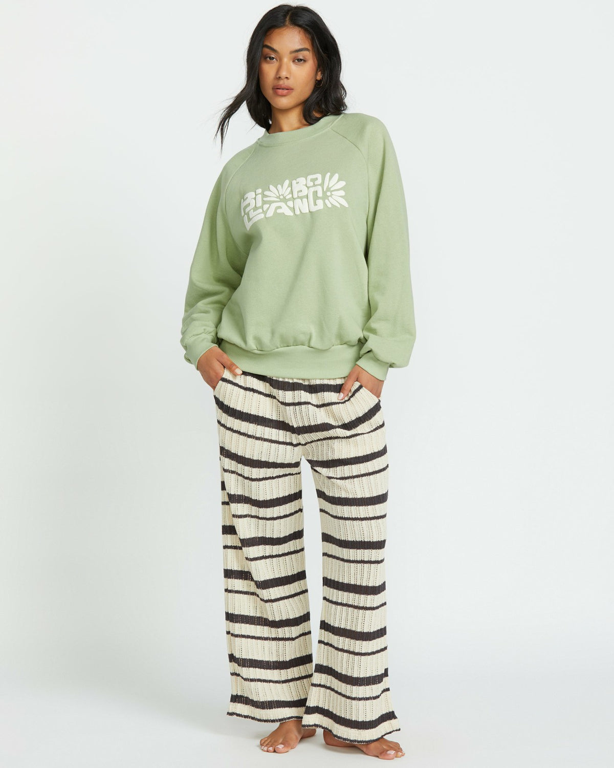 Billabong The Waves Crew Sweatshirt - Pistachio