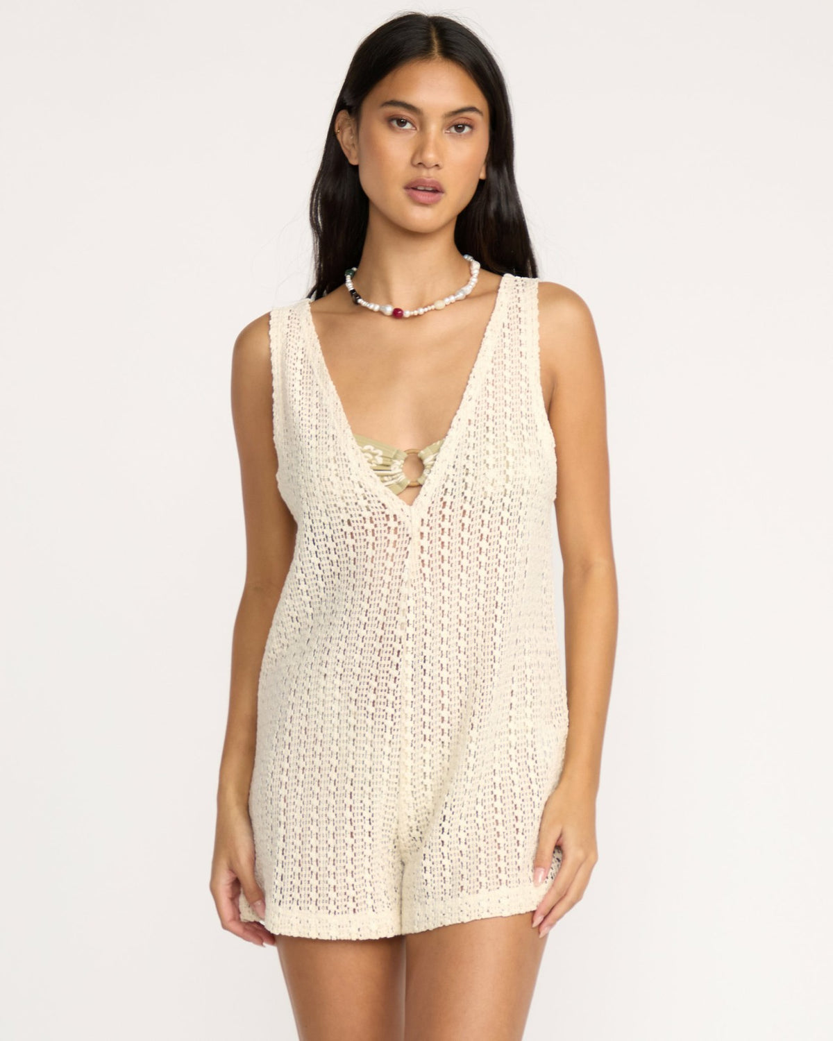 Billabong Steller Time Romper - Whitecap