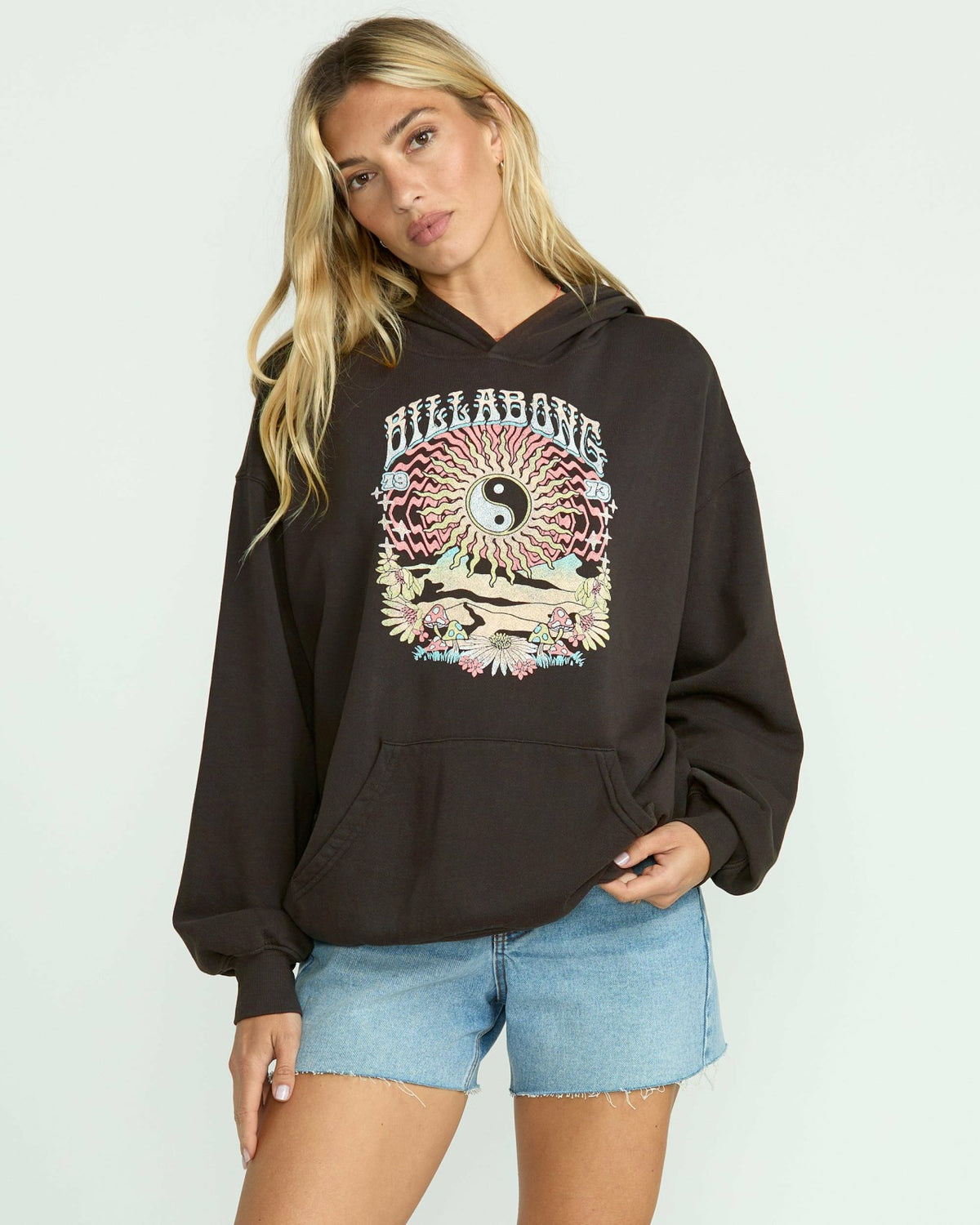 Billabong Ride Out Hoodie - Black Sands