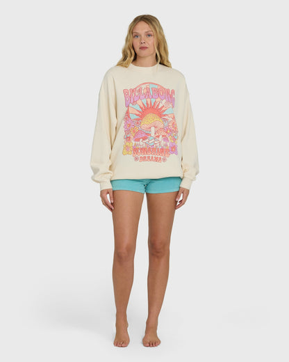 Billabong Ride In Crewneck Sweatshirt - Whitecap