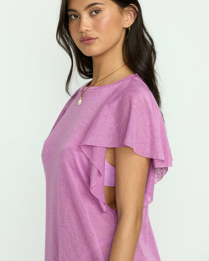 Billabong Out For Waves Coverup Dress - Bright Rose