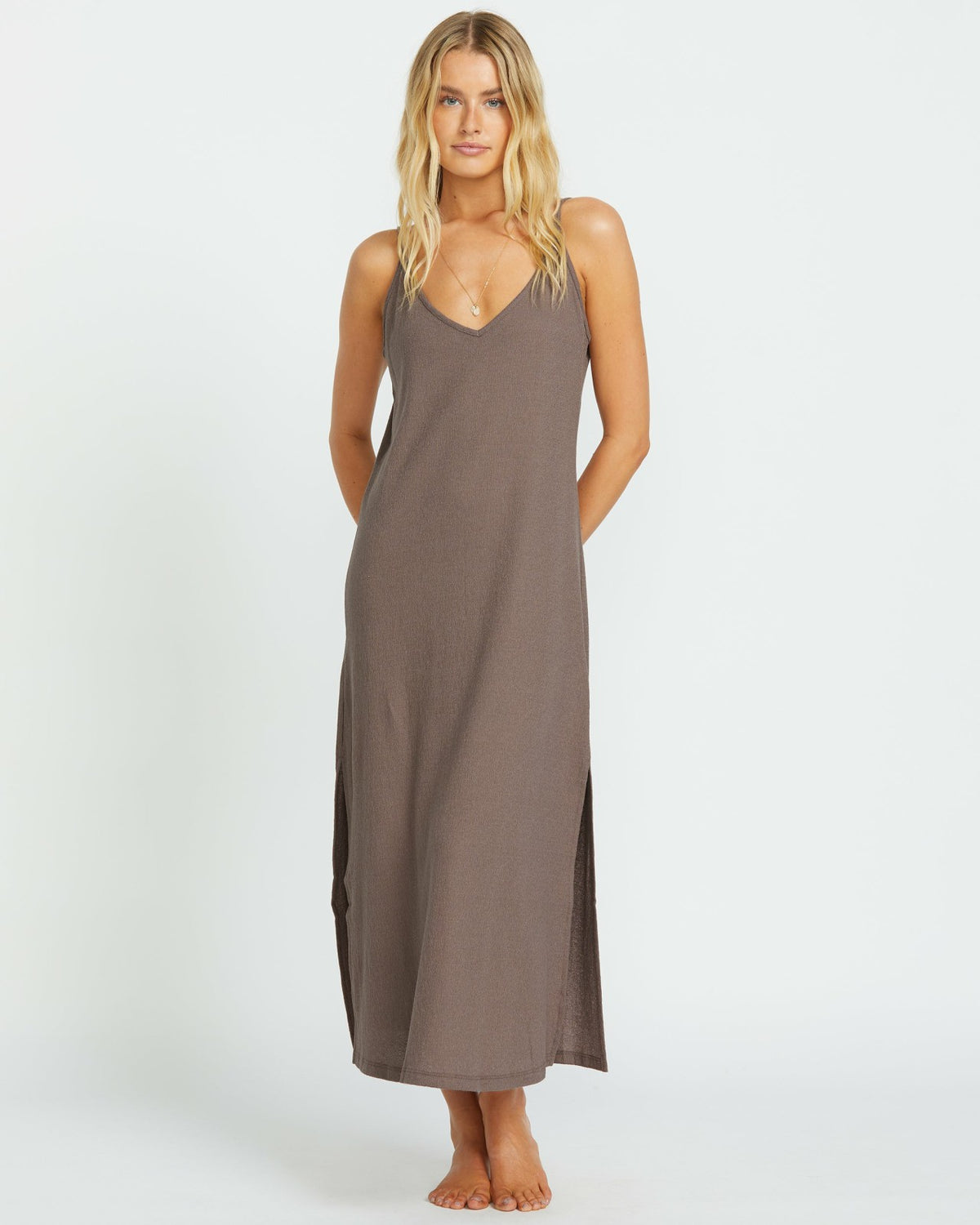 Billabong Night Waves Midi Dress - Kona