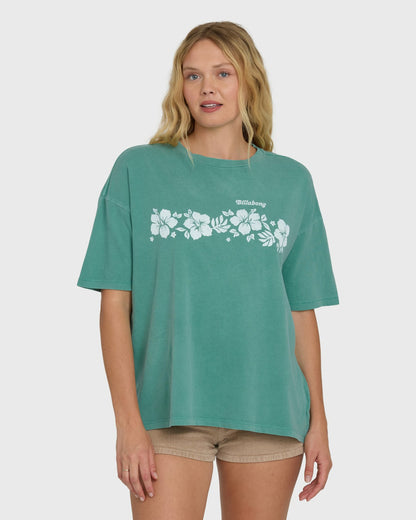 Billabong Make It Tropical Short Sleeve T-Shirt - Island Green