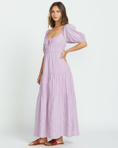 Billabong Lilac Lover Dress - Peaceful Lilac