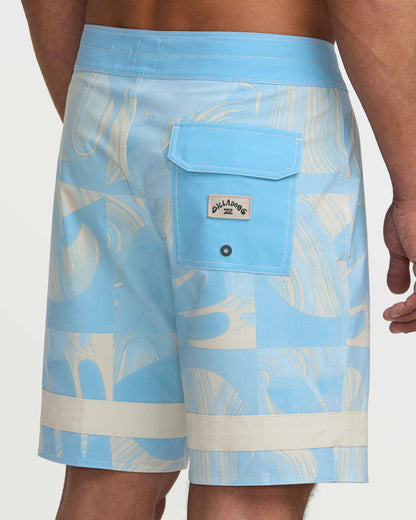 Billabong Elements Pro Performance 185" Boardshorts - Washed Blue